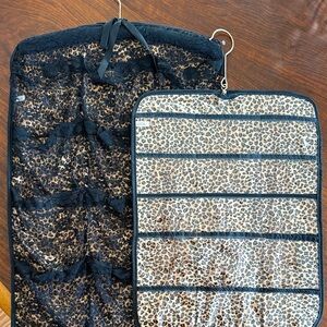 Leopard Print Hanging Jewelry Organizers